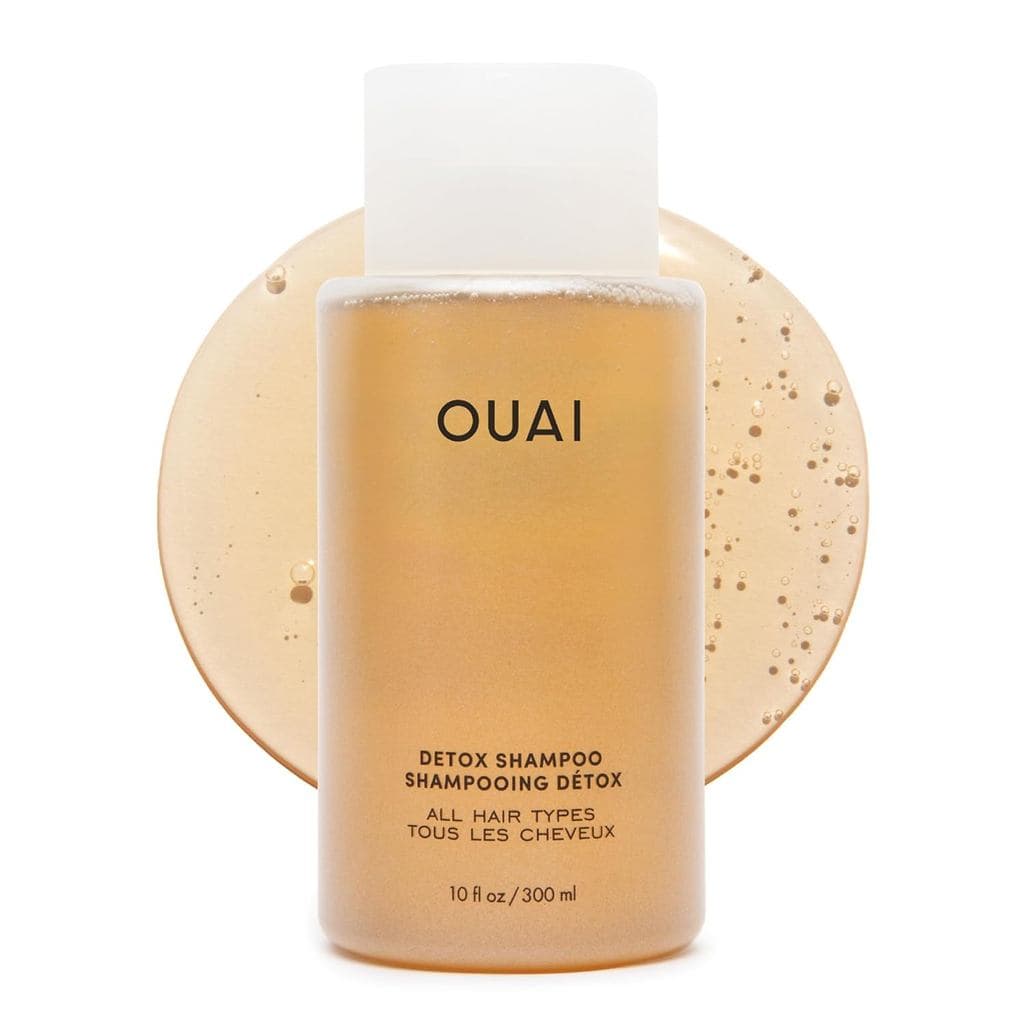 Shampoo Detox OUAI - Shampoo Purificante para Acúmulo de Resíduos, Sujeira, Oleosidade, Produtos e Água Dura - Vinagre d