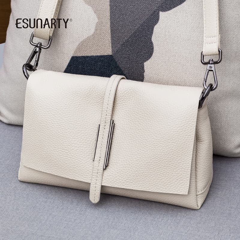 Bolsa mãe de couro genuíno 2026 novo estilo branco moda All-Match primeira camada de couro de meia-idade senhoras saco d