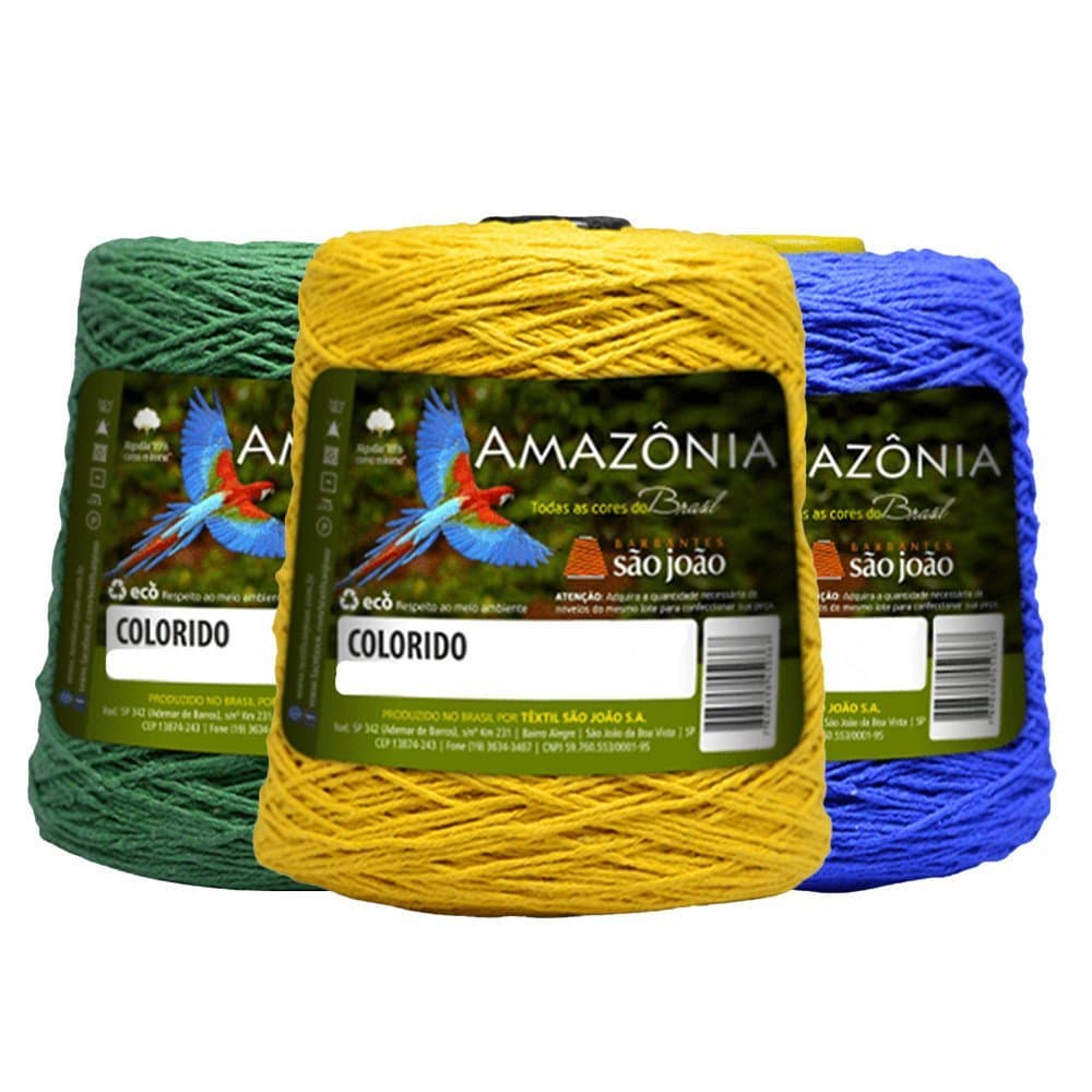 Barbante Amazônia Fio N°6 400 Metros / 400 Gramas - São João