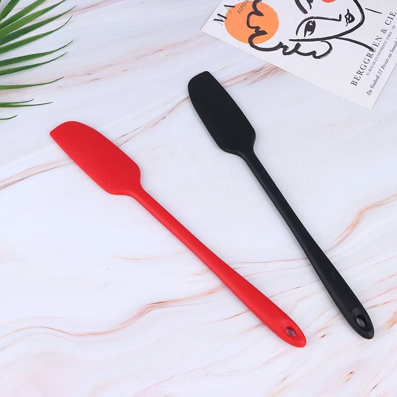 Vivamart 1 Peça Espátula De Silicone Com Cabo Longo , Resistente Ao Calor , Flexível , Não Sti , Fina , Faça Você Mesmo