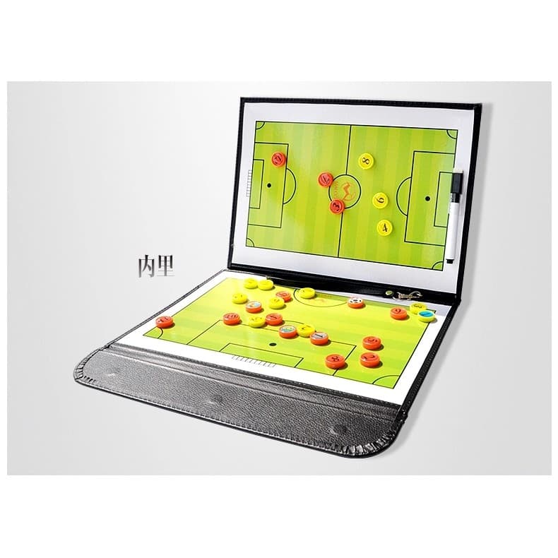 Placa tática de futebol, placa tática de basquete, treinamento, placa tática dobrável com caneta