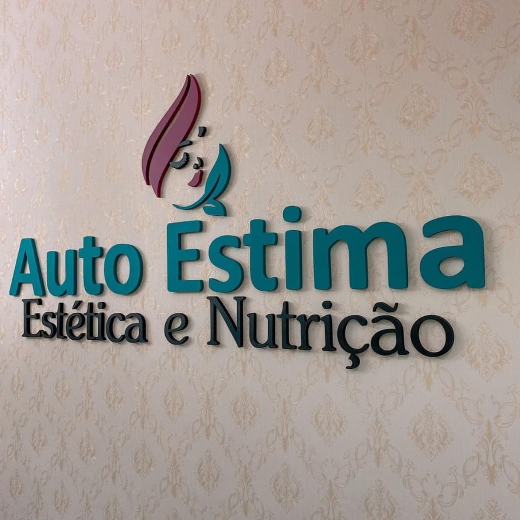 Letreiro Logomarca Personalizado Escritório Negócio Fachada em PVC Área Interna/ Externa 80x40cm 5mm