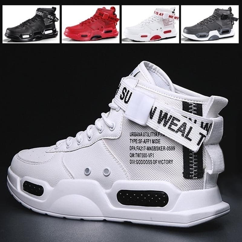 Tênis De Basquete Masculino Amortecimento Respirável Antiderrapante Sapatos Ginásio Treinamento Atlético Para Homem Plus