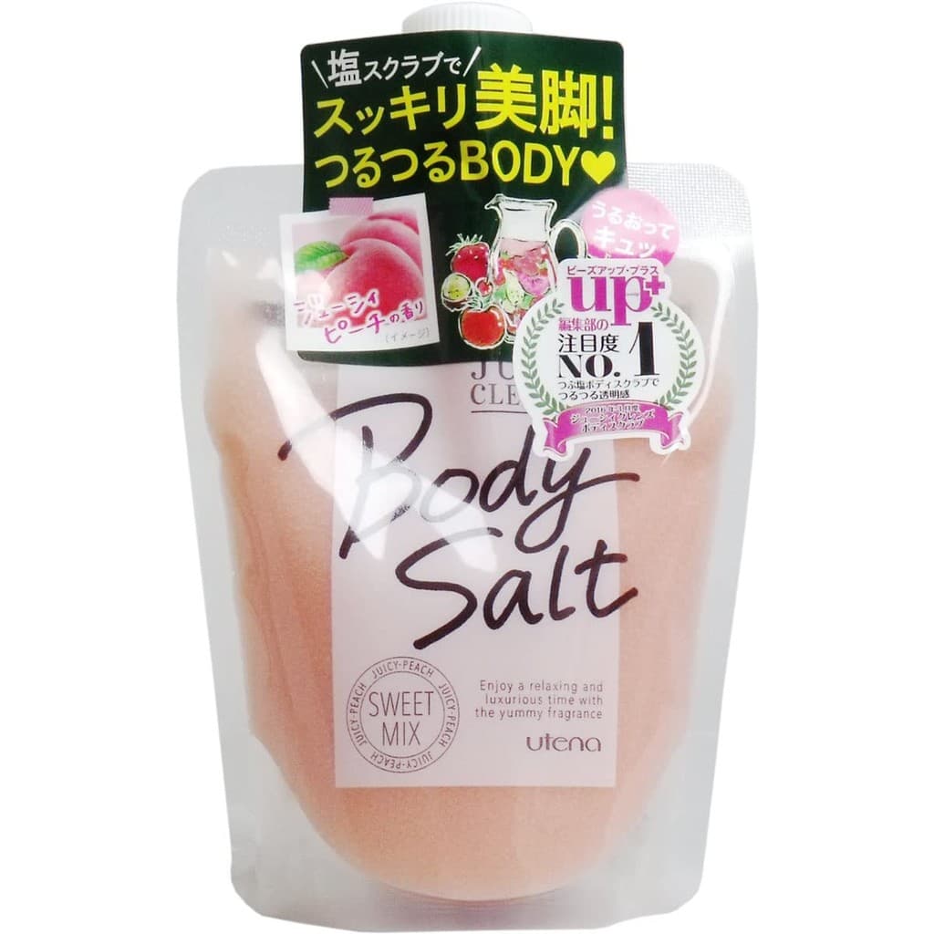 Utena JUICY CLEANSE Body Salt Sweet Mix / Scrub Moisturizing / Smooth Body / Smoothskin / 300g- Shipping from Japan -