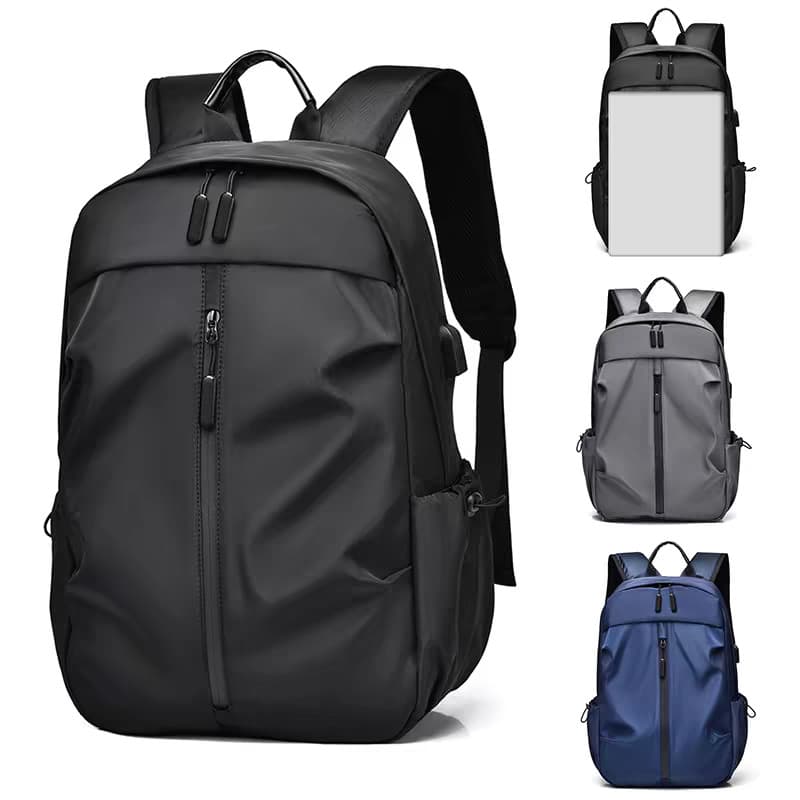Mochila Masculina Casual De Grande Capacidade Com Vários Compartimentos À Prova D'água E Respirável Para Laptop Porta De