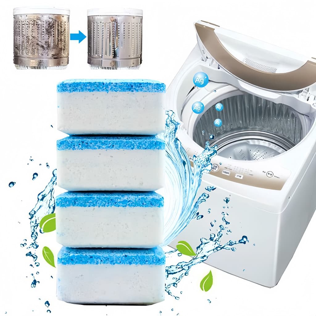 KIT10/20/30 Limpador De Máquina De Lavar, Comprimido Efervescente Sólido Para Remover Manchas