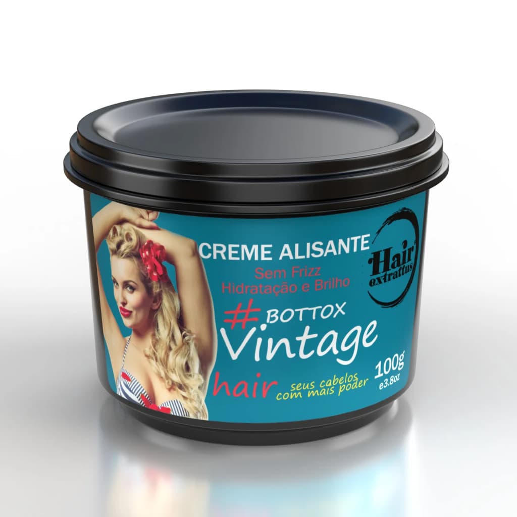 Creme Alisante Bottox Vintage Hair 100g