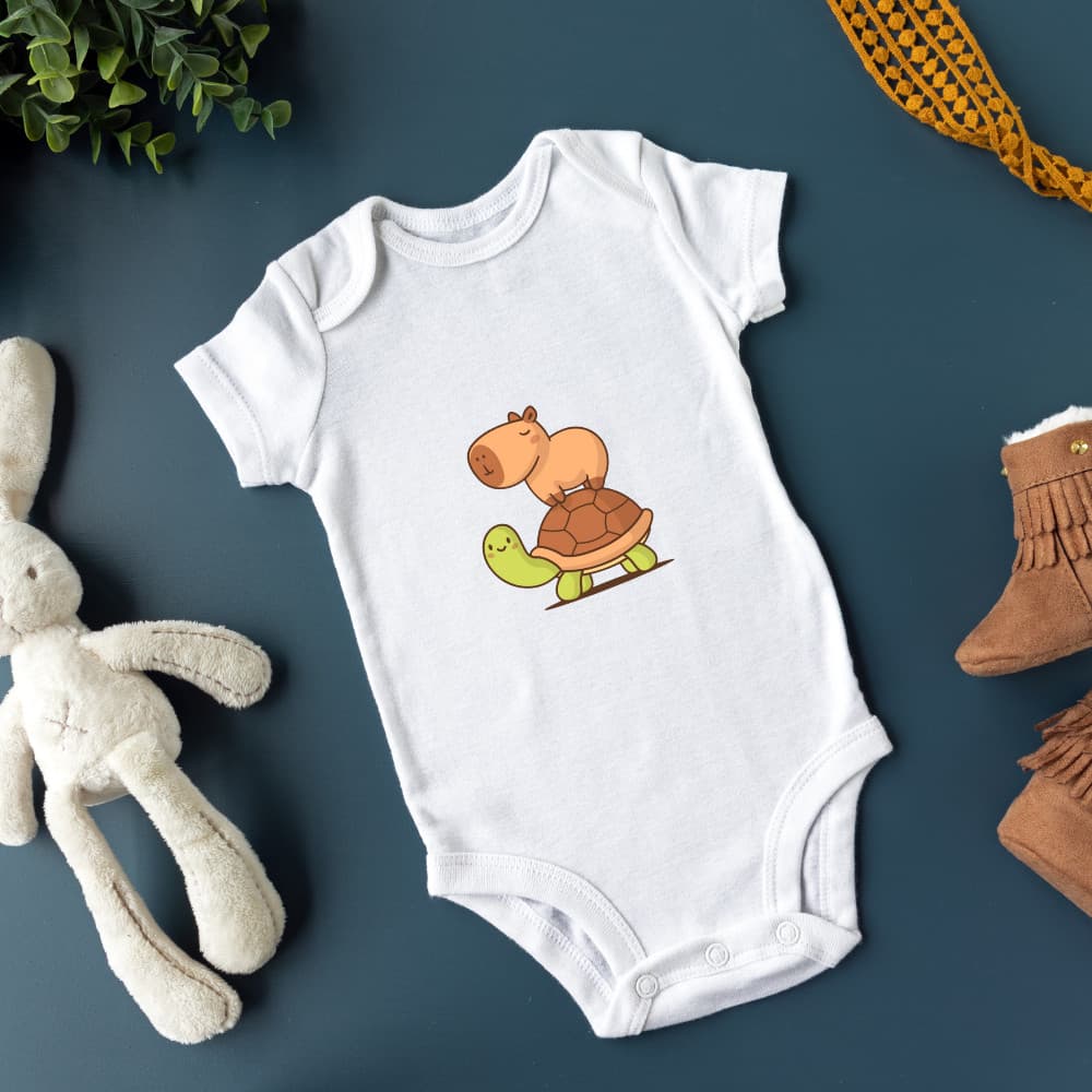 Body Algodão Bebê Reborn Capyvara Bodie Roupa Recém-nascido