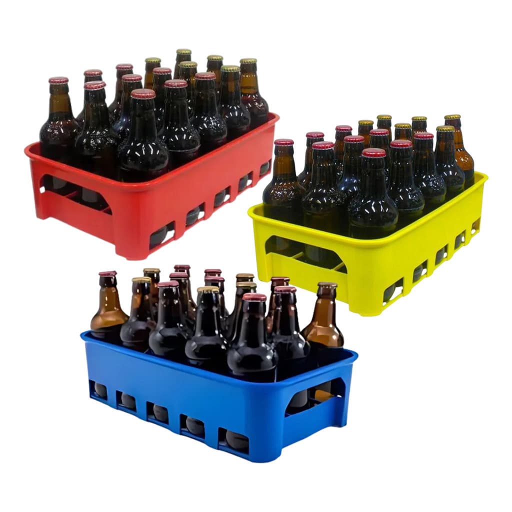 Kit 3 Engradado Para 300ml Retronavel Romarinho - 15 Baias