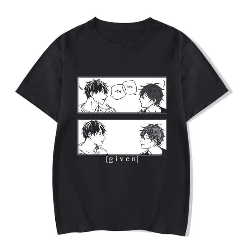 Camiseta Unissex Algodão Anime Yaoi Given Personagens Camisa Unisex Anime Japones