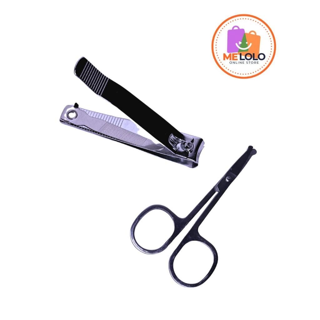 KIT HIGIENE PESSOAL Cortador de Unha  Tesoura bico redondo de Nariz Inox