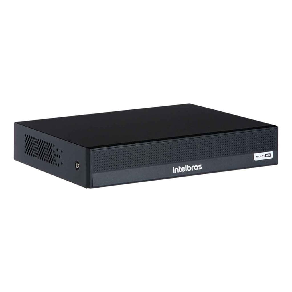 Gravador Digital de vídeo com 4 Canais Intelbras MHDX 1204-C Full HD H.265+ Suporte Para HD SATA ou SSD