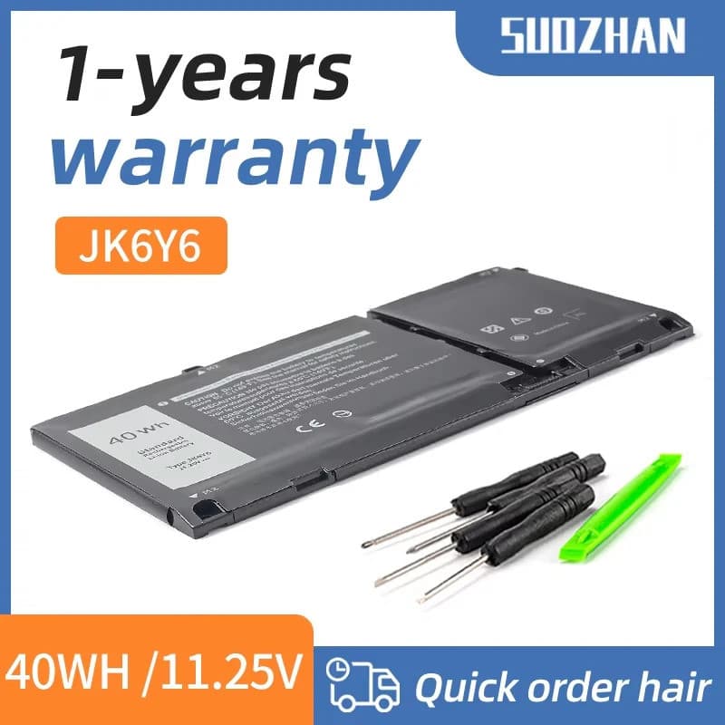 SUOZHAN Nova Bateria JK6Y6 C5KG6 Para Dell Latitude 3410 3510 Vostro 5300 5401 5402 5501 5502 Inspiron 5301 CF5RH 11.25V