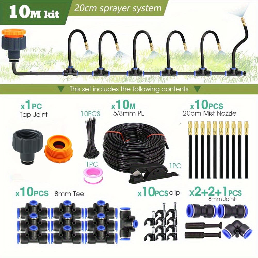 [Aspersão Uniforme] Irrigador Giratório Automático Para Jardim/Água/Plantas