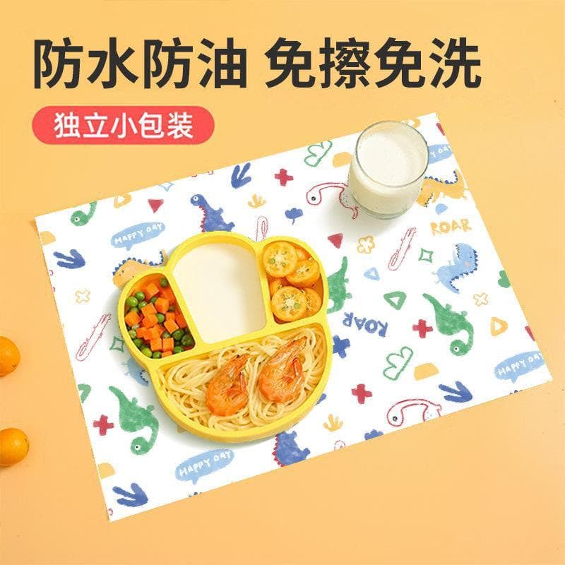 À prova dwaterproof água à prova de óleo placemat pano descartável placemat tapete de mesa do bebê à prova dwaterproof á