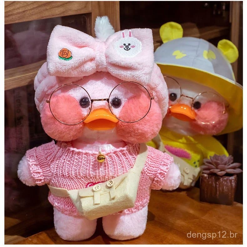 Pato de Pelúcia de 30cm, Brinquedo para Bebê, Presente de Natal