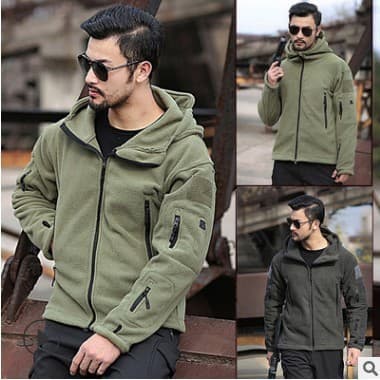 2026 outono inverno novo estilo masculino velo ao ar livre quente jaqueta de lã com capuz jaqueta