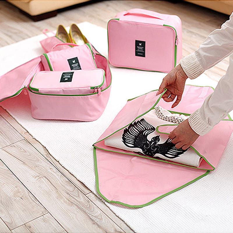 Promoção estilo coreano à prova dwaterproof água saco de armazenamento de viagem saco de armazenamento das mulheres dos