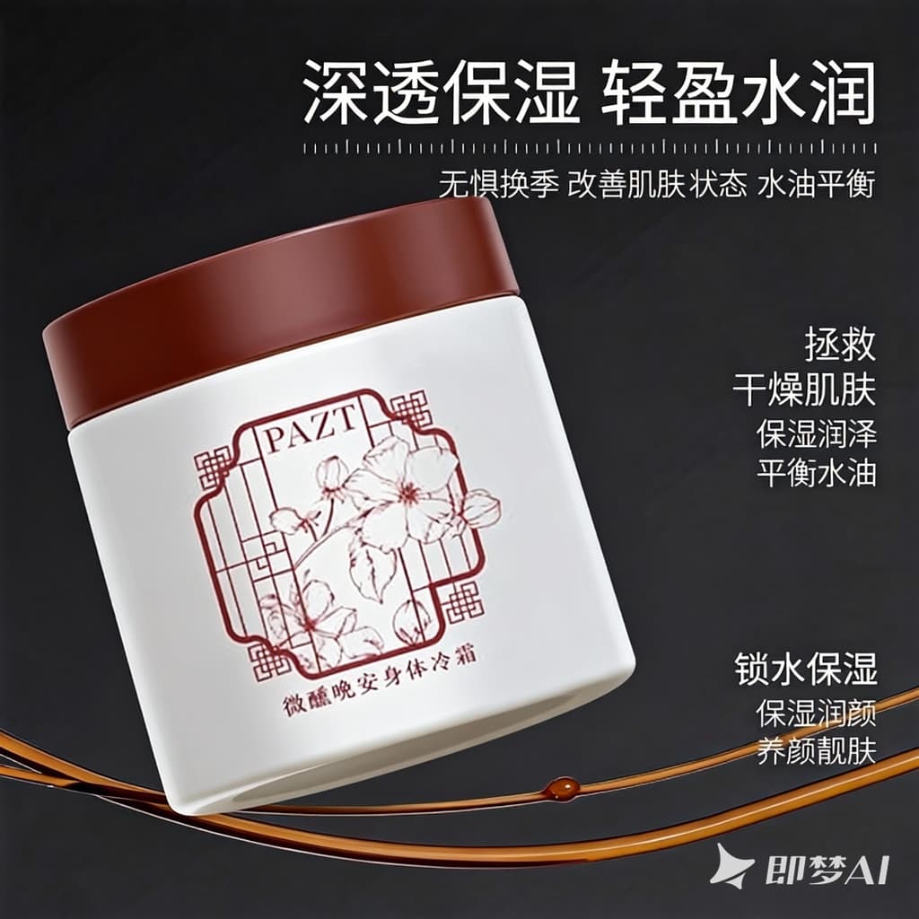 Creme frio corporal Good Night * 120g Creme frio corporal ligeiramente bêbado e boa noite