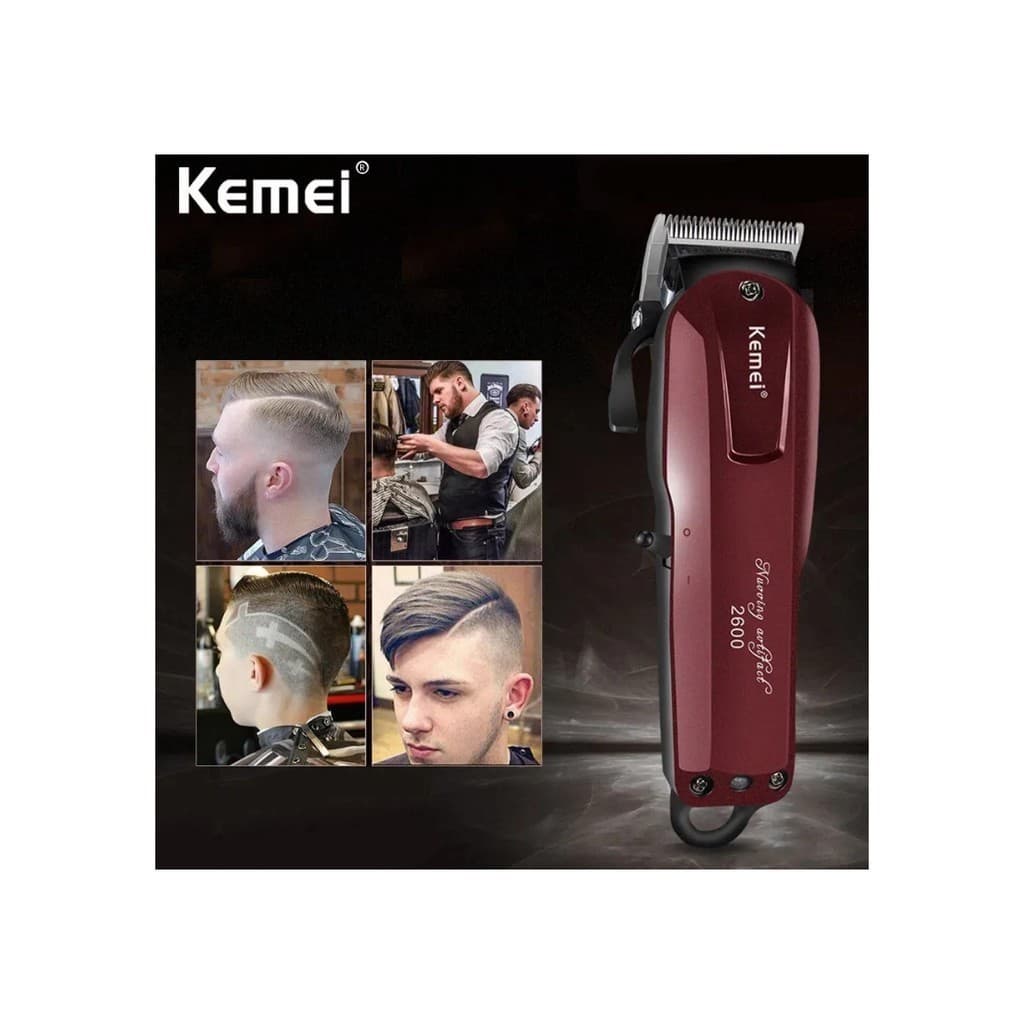 Maquina De Cortar Cabelo/ Barba Kemei Eletronica Km-2600