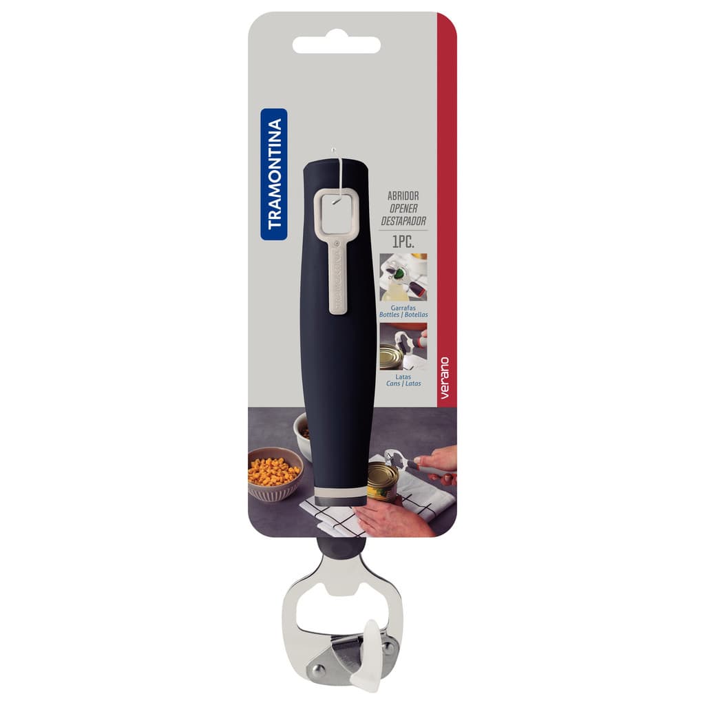 Abridor de lata e garrafa Tramontina Inox Verano