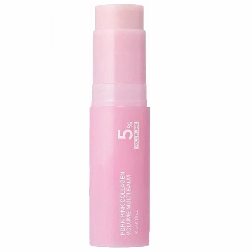 GlouraStick, GlouraPDRNPinkCollagenVolumeMultiBalm, Bastão de Colágeno Anti-Rugas para Rosto, Lábios e Pescoço, Deixa a