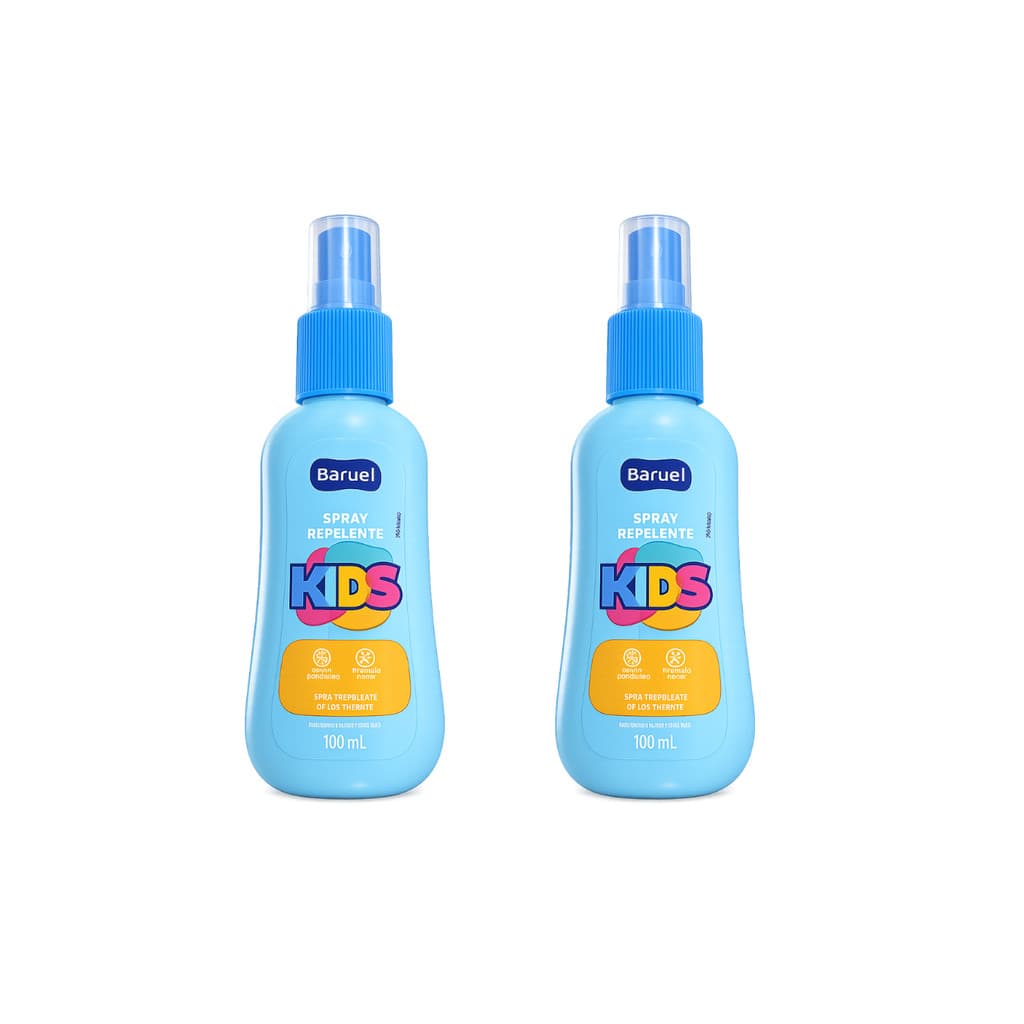 Kit Spray Repelente Baruel Kids 100mL
