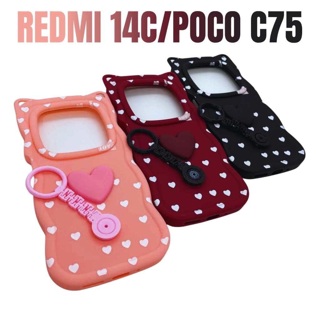 Capa Capinha de celular compatível com Redmi 14C e Poco C75 Cat