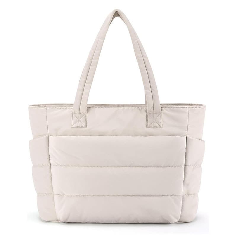 Bolsa feminina leve e prática com compartimentos, bolsa de ombro para viagens, bolsa para academia e yoga.