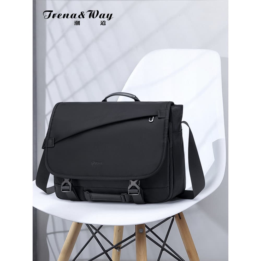 Casual bolsa masculina de um ombro grande capacidade Commuter viagem mensageiro saco novo estilo moda na moda High-End M