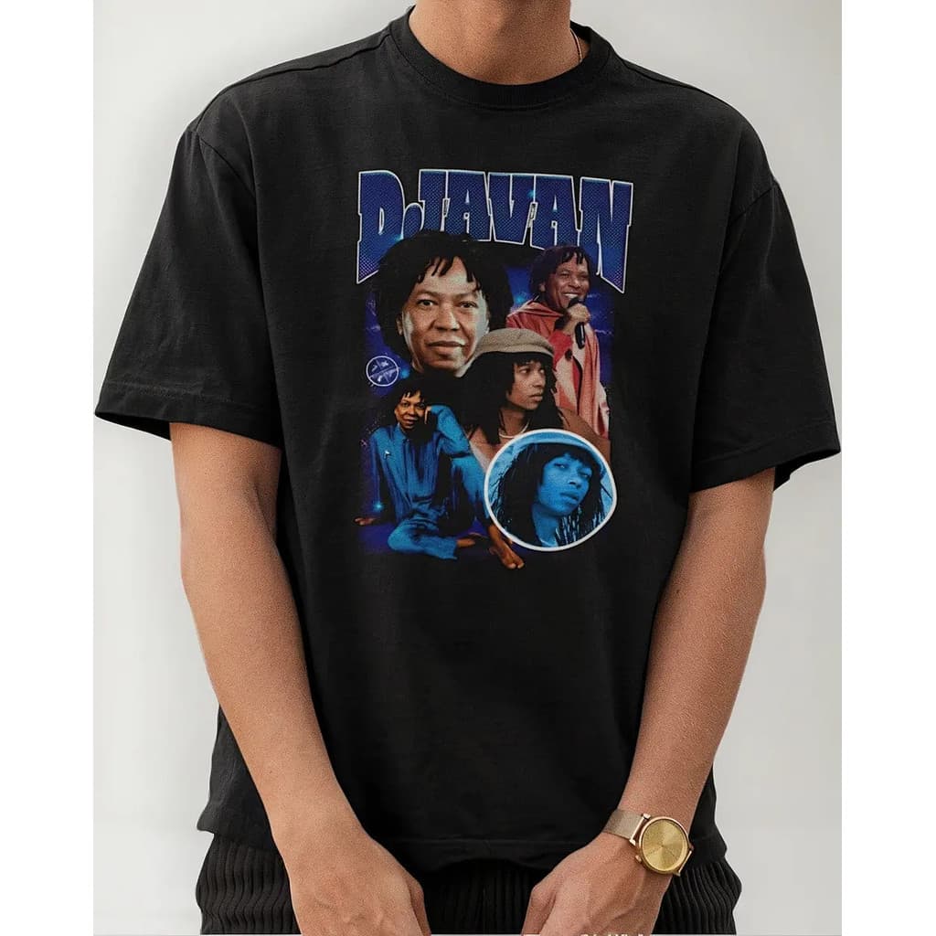 Camiseta T-shirt Cantor Djavan Sina Jazz Oceano Flor De Lis