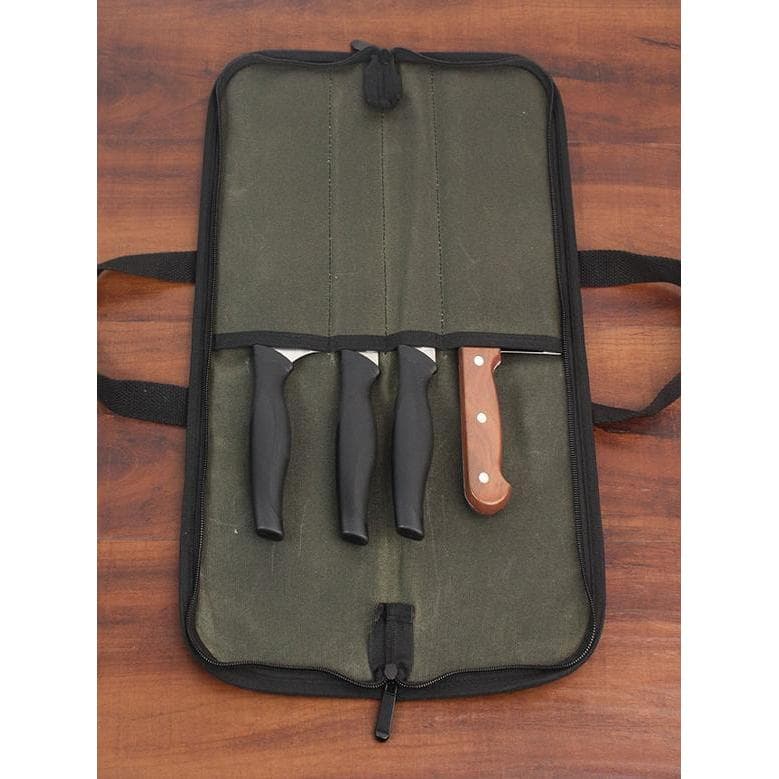 Multifuncional saco de armazenamento de faca de chef acampamento ao ar livre piquenique saco de faca de cozinha portátil
