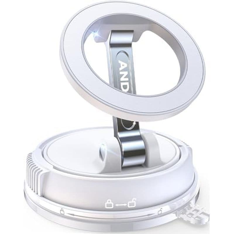 Suporte De Telefone Para Carro ANDERY Magsafe [78 + LBS De Sucção Mais Forte & amp ; 2400gf Magnético] 360 ° Ajustável D