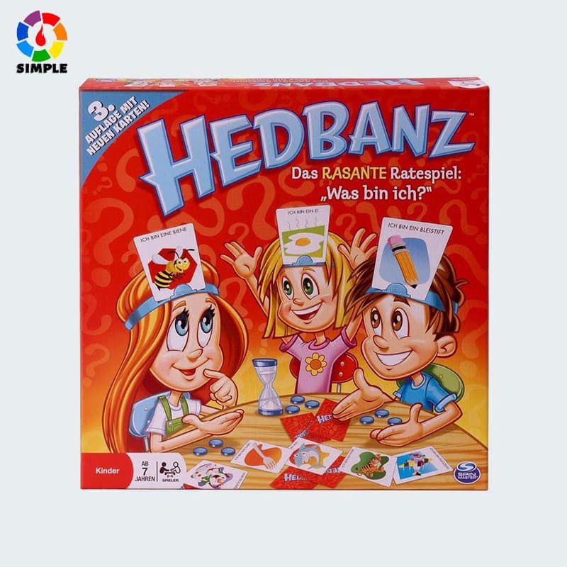 Hedbanz Card Board Game  The Quick Question of What am I Cards Board Game Funny  Toys Children parents party games