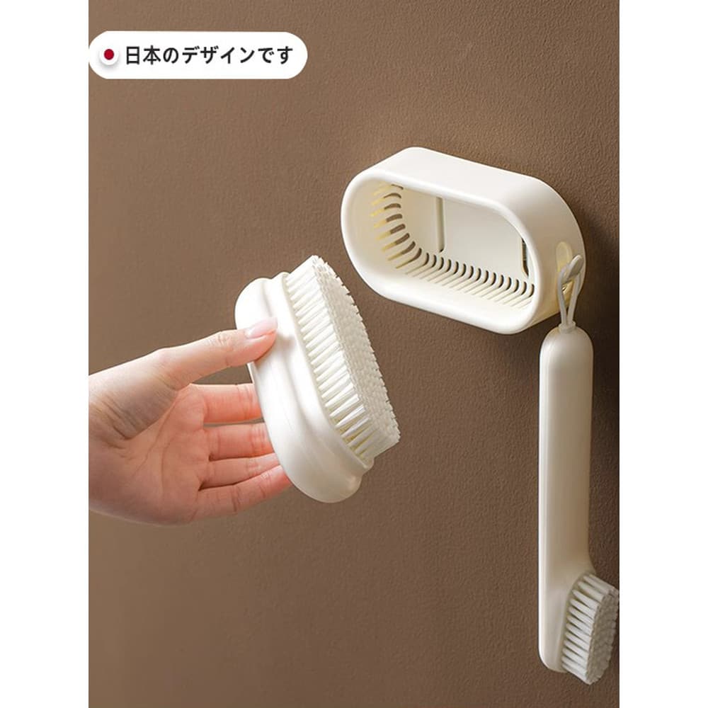 Escova de sapato japonesa escova de lavanderia lavagem de sapato macia doméstica não machuca sapato placa escova