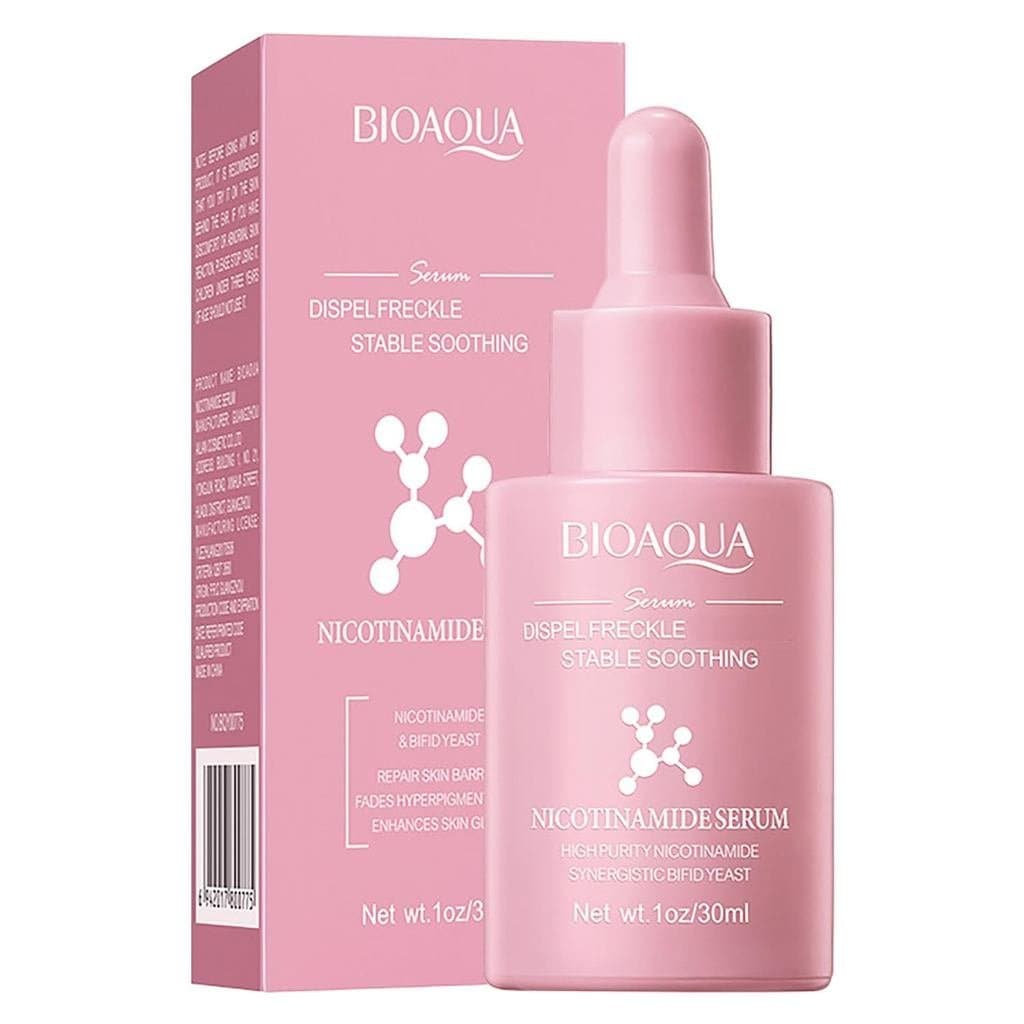 Sérum de Nicotinamida BIOAQUA com Levedura Bifida para Reparação da Pele Facial, Anti-Manchas, Nutritivo e Suavizante, 3