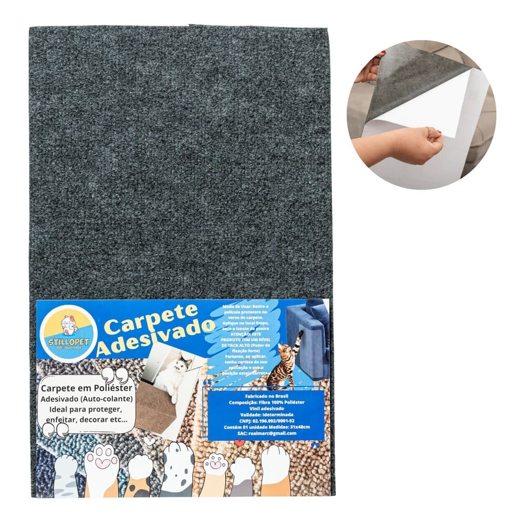 ARRANHADOR PARA GATOS PROTETOR CAMA BOX CANTO DO SOFÁ CARPETE ADESIVADO