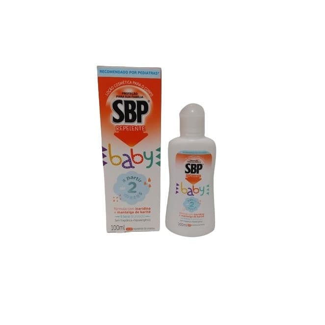 Repelente Infantil SBP Baby Loção Repelente Sem Cheiro 100ml