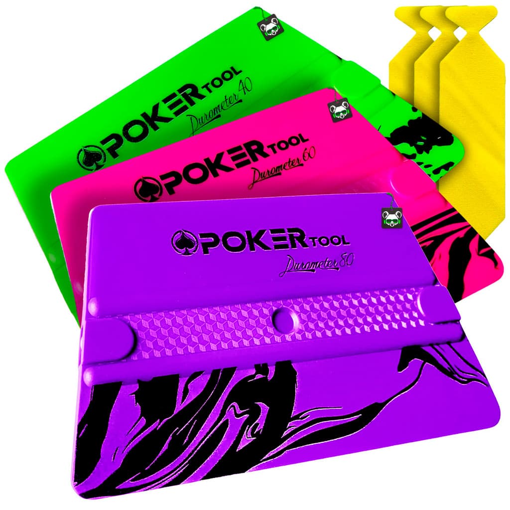 Espátula Magnética Envelopamento Straight Flush C/ Feltro Insulfilm Adesivo Vinil Película Poker Tool