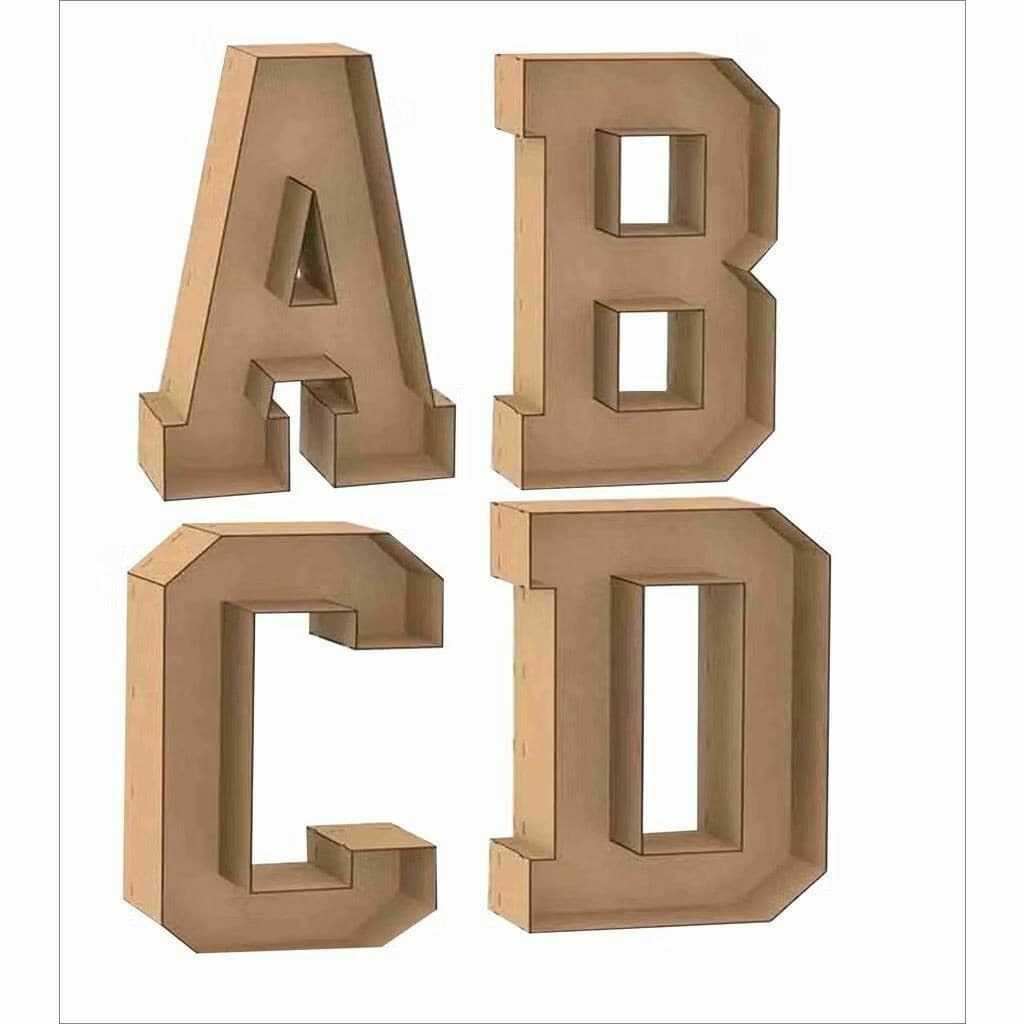 Letra caixa Grande mdf 100 cm Decoração Festa