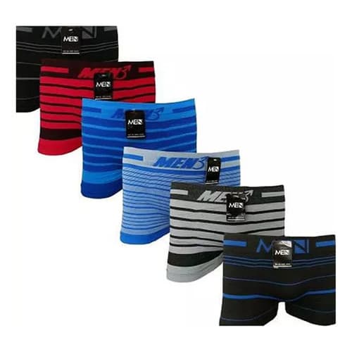 Kit 10 Boxer Cuecas Box Qualidade Microfibra Original Colorido 14-16