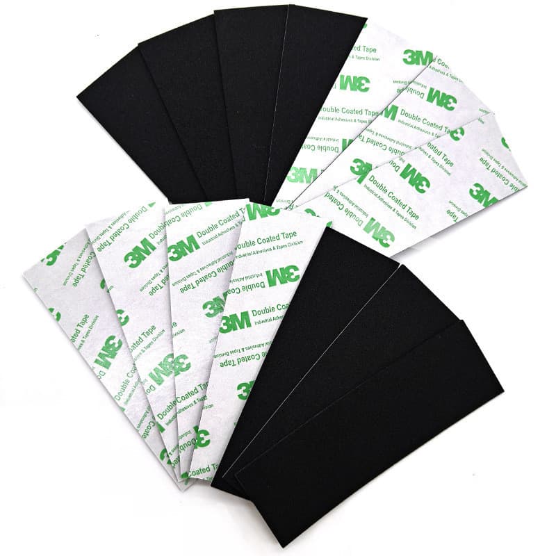 Adesivos Antiderrapantes Para Skate De Dedo , Tapete Antiderrapante De PU 3M , Conjunto De 2 Peças