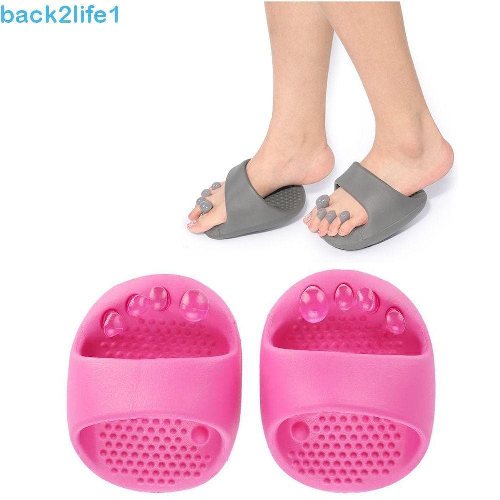 BACK2LIFE1 Palmilhas Ortopédicas De Perna Em Forma De O , Massageador De Pés Corretivo De Osso De Sola Grossa Para Perda