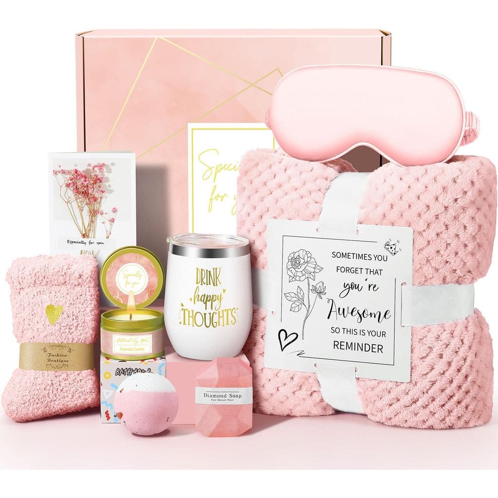 Presentes de Aniversário para Mulheres, Mãe, Amiga, Irmã, Esposa, Avó, Presente de Cuidado Pessoal, Cesta de Presentes R