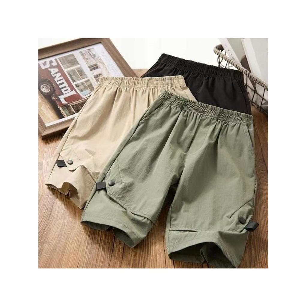 Meninos Shorts finos verão médio grande crianças de secagem rápida calças de cinco pontos crianças macacão de verão calç
