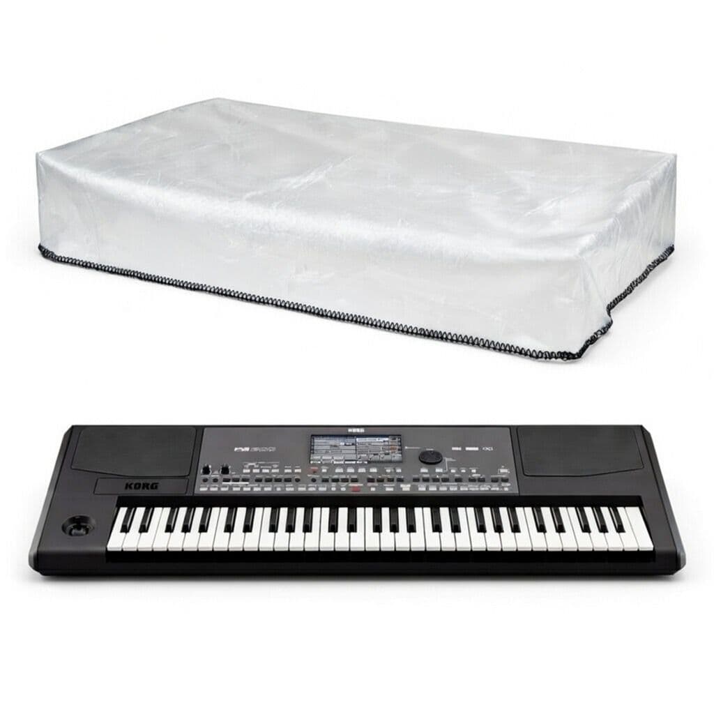 Capa Toda Transparente Teclado Musical PSR-F52 PSR-E383 PSR-SX600 Impermeável