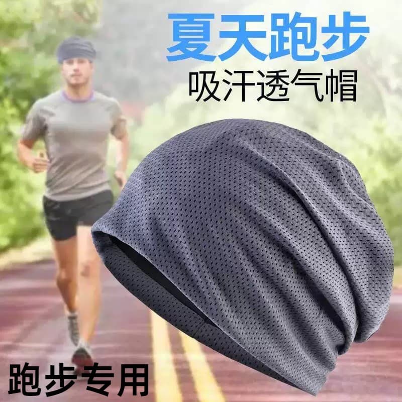 Correndo chapéu especial masculino cabeça careca dormir boné Nightcap verão suor-absorvente esportes de secagem rápida p