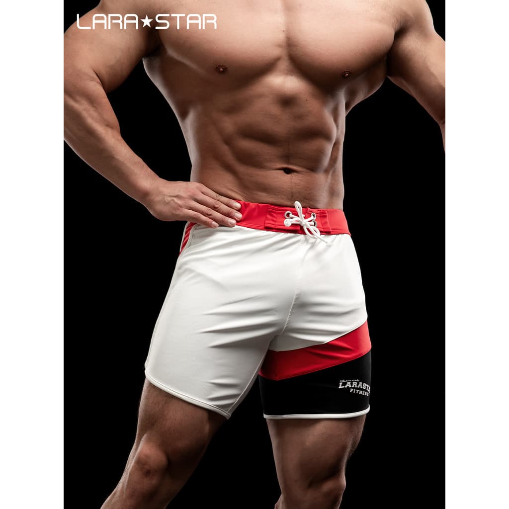 Laura Star 1586 Calças masculinas de competição de fitness de secagem rápida, confortáveis, respiráveis, macias, fitness