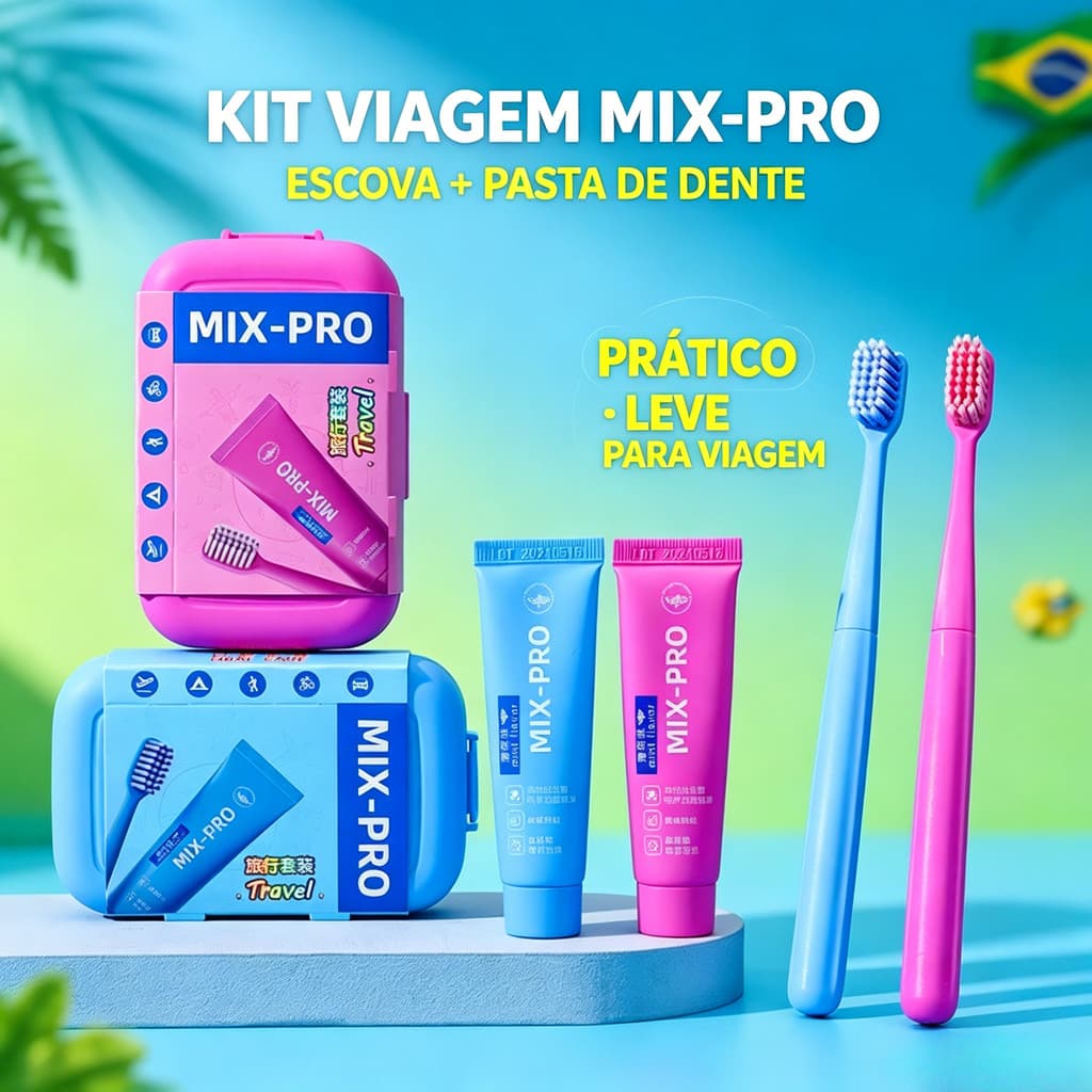 Portátil Viagem Limpeza Profunda Escova De Higiene Oral Kit De Cuidados Orais Dentes Língua Ferramenta