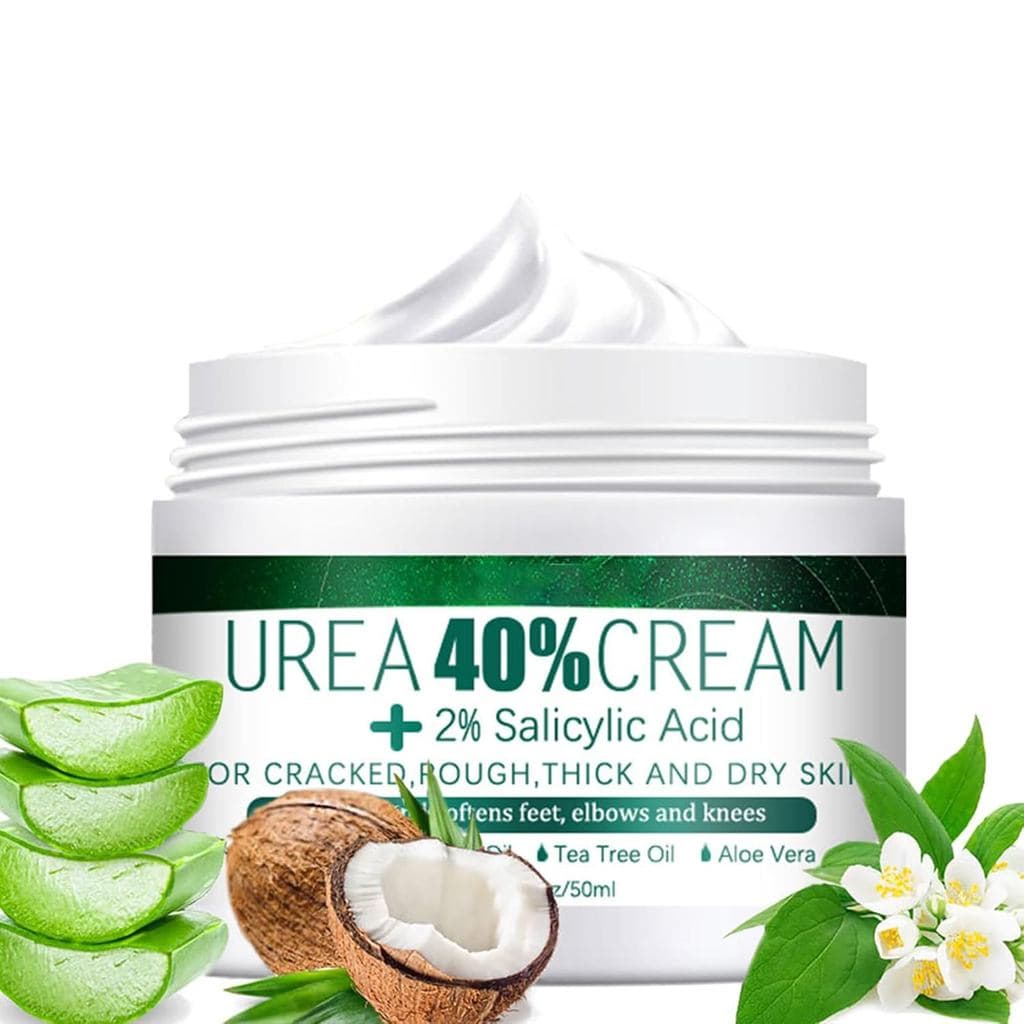 Creme para os Pés com 40% de Ureia, Máxima Potência, Creme Hidratante para os Pés com Ureia, para o tratamento de calcan